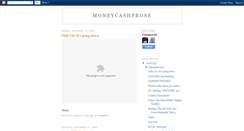 Desktop Screenshot of moneycashprose.blogspot.com