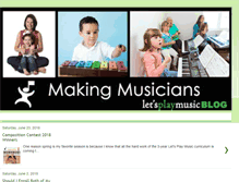 Tablet Screenshot of makingmusicianslpm.blogspot.com