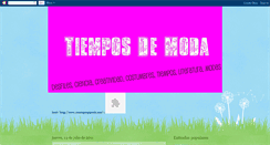 Desktop Screenshot of modaseneltiempo.blogspot.com