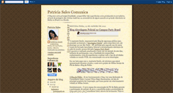 Desktop Screenshot of patriciasalescomunic.blogspot.com