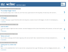 Tablet Screenshot of mrwriter88.blogspot.com