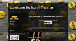 Desktop Screenshot of lonesomenomoretheatre.blogspot.com