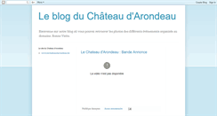 Desktop Screenshot of lechateaudarondeau.blogspot.com