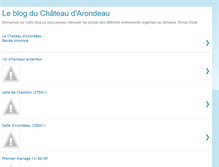 Tablet Screenshot of lechateaudarondeau.blogspot.com