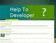 Tablet Screenshot of helptodeveloper.blogspot.com