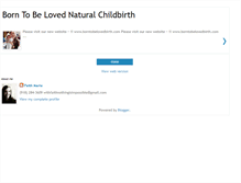 Tablet Screenshot of borntobelovedbirth.blogspot.com