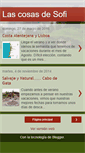 Mobile Screenshot of lascosasdesofi.blogspot.com
