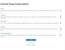 Tablet Screenshot of centexconservatives.blogspot.com