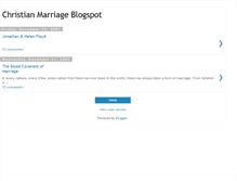 Tablet Screenshot of marriagechristian.blogspot.com