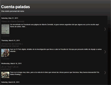 Tablet Screenshot of cuenta-paladas.blogspot.com