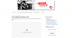 Desktop Screenshot of greatrelationshipmasters.blogspot.com