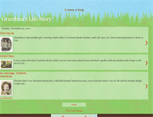 Tablet Screenshot of grandmablanche.blogspot.com