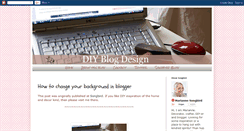 Desktop Screenshot of diyblogdesign.blogspot.com