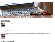 Tablet Screenshot of diyblogdesign.blogspot.com
