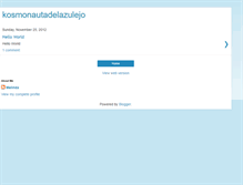 Tablet Screenshot of kosmonautadelazulejo.blogspot.com