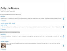 Tablet Screenshot of dailylifedreams.blogspot.com