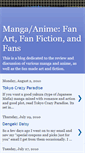 Mobile Screenshot of manga-anime-fanart-fanfiction-fans.blogspot.com