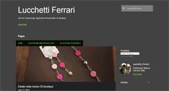 Desktop Screenshot of lucchettiferrari.blogspot.com