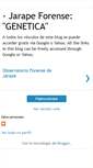 Mobile Screenshot of jarapeforensegenetica.blogspot.com