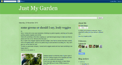 Desktop Screenshot of just-my-garden.blogspot.com