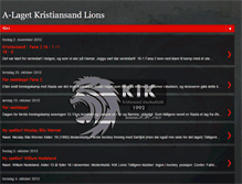 Tablet Screenshot of a-lagetkristiansandlions.blogspot.com