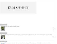 Tablet Screenshot of emmsevent.blogspot.com