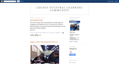 Desktop Screenshot of legacycultural.blogspot.com