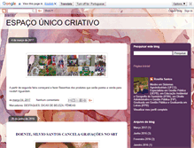 Tablet Screenshot of espacounicocriativo.blogspot.com