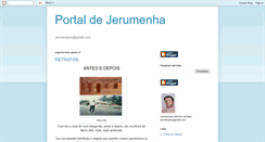 Desktop Screenshot of portaldejerumenha.blogspot.com