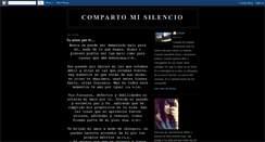 Desktop Screenshot of compartomysilencio.blogspot.com