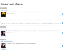 Tablet Screenshot of compartomysilencio.blogspot.com