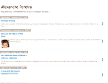 Tablet Screenshot of alexandreperei.blogspot.com