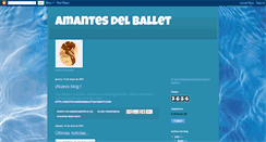 Desktop Screenshot of amantesdelballet.blogspot.com