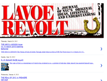 Tablet Screenshot of lavoerevolt.blogspot.com