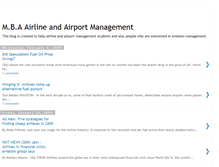 Tablet Screenshot of mbaairlineairportmanagement.blogspot.com