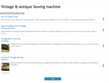 Tablet Screenshot of antique-sewing-machine.blogspot.com