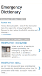 Mobile Screenshot of emergency-dictionary.blogspot.com
