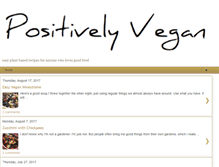 Tablet Screenshot of positivelyvegan.blogspot.com