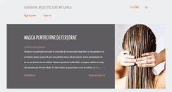 Desktop Screenshot of fashionbeautylifebyanka.blogspot.com