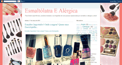 Desktop Screenshot of esmaltolatraealergica.blogspot.com