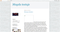 Desktop Screenshot of magdatestuje.blogspot.com