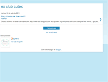 Tablet Screenshot of clubcutex.blogspot.com