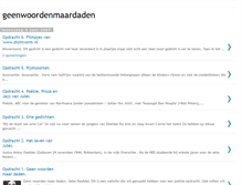Tablet Screenshot of geenwoordenmaardadenjules.blogspot.com