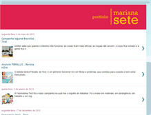 Tablet Screenshot of marianasete.blogspot.com