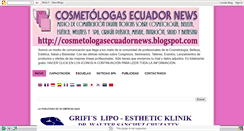 Desktop Screenshot of cosmetologasecuadornews.blogspot.com