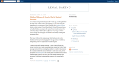 Desktop Screenshot of legalbaking.blogspot.com