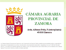Tablet Screenshot of camaraagrariazamora.blogspot.com