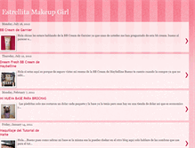 Tablet Screenshot of estrellitamakeupgirl.blogspot.com