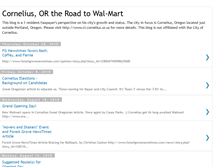 Tablet Screenshot of pre-cornelius-or-walmart.blogspot.com