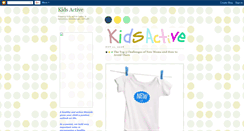 Desktop Screenshot of kidsactive.blogspot.com